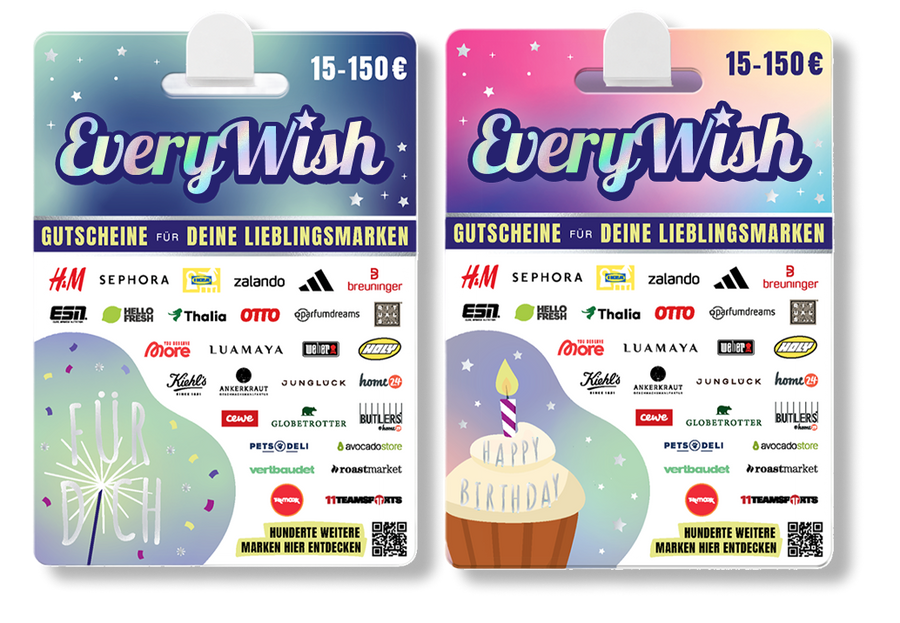 Everywish Gutscheinkarten